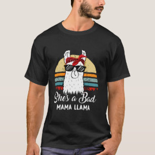 Grappig dat ze een slechte mama lama moeder oma t-shirt