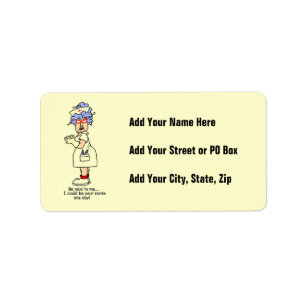 Grappig dat Zuster aardig tegen me zijn, T-shirts  Etiket