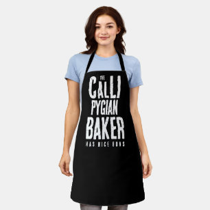 Grappig de Callipygian bakker heeft leuke broodjes Schort