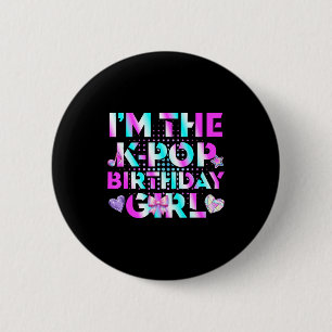 Grappig de k-pop verjaardag meisjes Koreaanse muzi Ronde Button 5,7 Cm