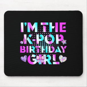 Grappig de k-pop verjaardag meisjes korean muziek muismat