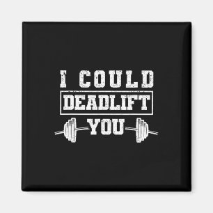Grappig Deadlifting Gym Fitness Workout Ik Kon Dod Magneet
