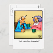 Grappig "denken aan je" Briefkaart (Voorkant / Achterkant)