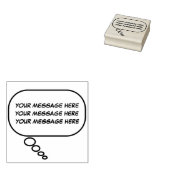 Grappig denken roept nieuwigheid uit 	rubberstempel (Gestempeld)