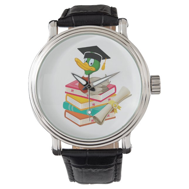 grappig design horloge (Voorkant)