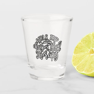 Grappig design-meiden zijn goedkoper dan therapie shot glas