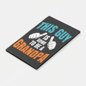 Grappig deze man wordt opa post-it® notes (Schuin)