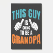 Grappig deze man wordt opa post-it® notes (Voorkant)
