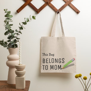 Grappig 'Deze tas is van mama' cadeau