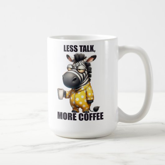 Grappig Dier/Koffie/Zebra Koffiemok (Rechts)