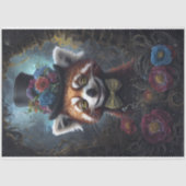 Grappig Dier met Pet Decoupage papier. Tissuepapier (Voorkant)