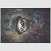 Grappig Dier met Pet Decoupage papier. Tissuepapier (Voorkant)