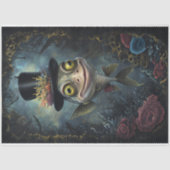 Grappig Dier met Pet Decoupage papier. Tissuepapier (Voorkant)