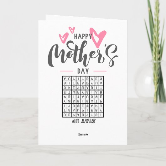 Grappig ding is... - Grappige Moederdag Kaart (Achterkant)