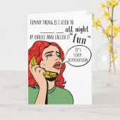 Grappig ding is... - Grappige Moederdag Kaart (Gele Bloem)