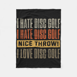 Grappig Disc Golf Shirt Heren Dames Vintage Disc G Fleece Deken