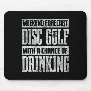 Grappig Disc Golf Shirt Heren Vintage Disc Golfing Muismat