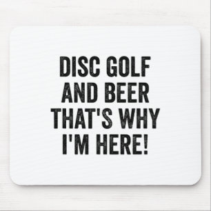 Grappig Disc Golf Shirt Mannen Vrouw Ik Disc Golf Muismat