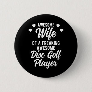 Grappig Disc Golfer Geschenk Voor Disc Golf Speler Ronde Button 5,7 Cm