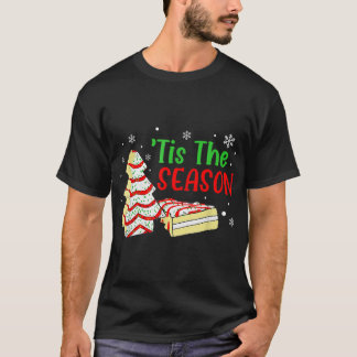 Grappig Dit Het Seizoen Kerstboom Taarten Debbie X T-shirt