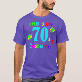 Grappig, dit is mijn 70e Costume 70's Party Sevent T-shirt