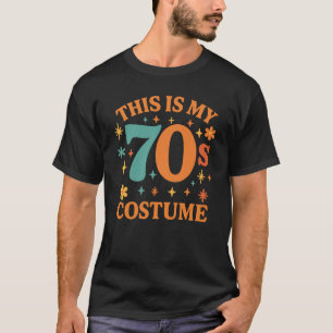 Grappig Dit Is Mijn 70s Kostuum Retro T-shirt
