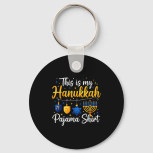 Grappig Dit Is Mijn Hanukkah Pajamakah Pyjama Chan Sleutelhanger