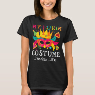 Grappig dit is mijn purim Costume Jewish Life Hama T-shirt