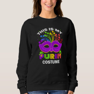 Grappig dit is mijn Purim Costume Masker Hamantash Trui