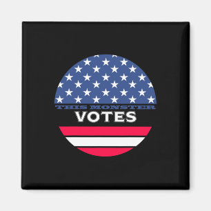 Grappig Dit Monster Stemt Anti-trump Biden Harris Magneet