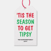 Grappig dit seizoen | Kerstmis Cadeaulabel (Voorkant)