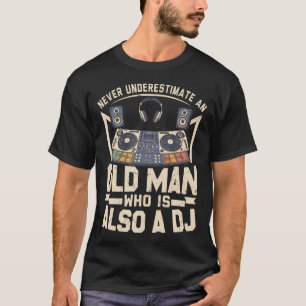 Grappig Dj-shirt voor opa vader producer muziek sc T-shirt