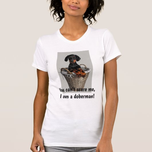 Grappig Doberman T-shirt (Voorkant)