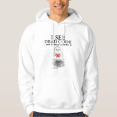Grappig "Dode Code ZIEN" Programmeur T-shirt (Voorkant)