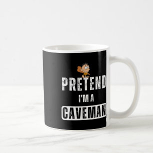 Grappig Doe alsof ik een Caveman kostuum Halloween Koffiemok
