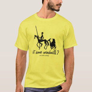 Grappig Don Quichot T-shirt voor grafische tekenin