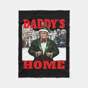 Grappig Donald Trump Daddy's Home Witte Huis Chris Fleece Deken
