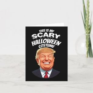 Grappig Donald Trump Enge Halloween Gag President  Kaart
