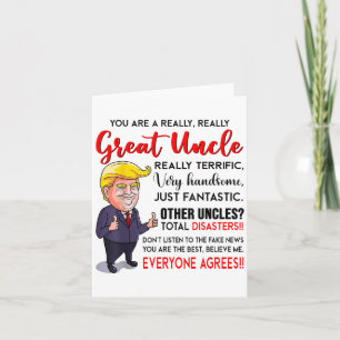 Grappig Donald Trump, je bent echt een geweldige o Kaart