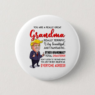Grappig Donald Trump, je bent echt een geweldige o Ronde Button 5,7 Cm