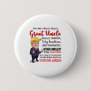 Grappig Donald Trump, je bent echt een geweldige o Ronde Button 5,7 Cm