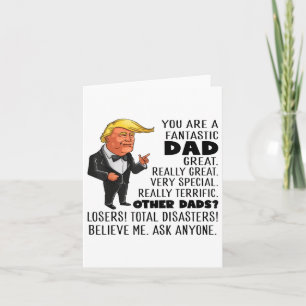 Grappig Donald Trump Je bent een fantastische vade Kaart