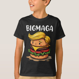 Grappig Donald Trump maakt frietjes hamburger B T-shirt
