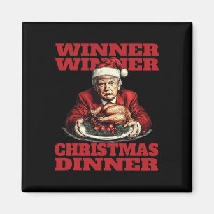 Grappig Donald Trump Winnaar Kerstdiner Magneet
