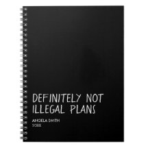 Grappig donkere humor notitieboek, sarcastisch jou
