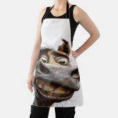 Grappig Donkey Art Design Schort (Insitu)