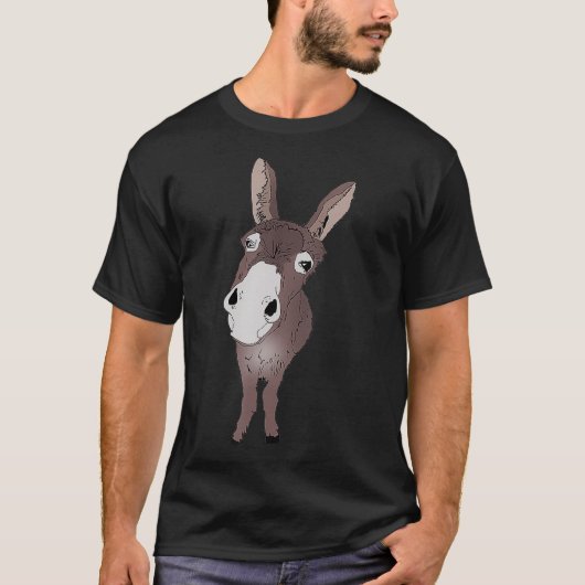 Grappig Donkey Gift idee voor schattige Donkeys T-shirt (Voorkant)