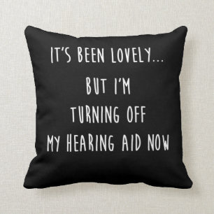 Grappig Dove Asl Hoortoestel Product Dove Print Kussen