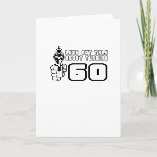 Grappig, "Draaiend" het ontwerp van Verjaardag 60 Kaart