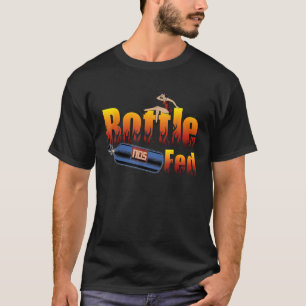 Grappig Drag Racing Race Auto Power Adder NOS fles T-shirt